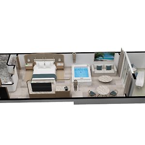 Suite con Vistas al Océano Nupcial con Cama King